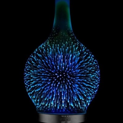 Işıklı Cam Hava Nemlendirici Esansiyel Aroma Difüzörü - Spark